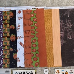 HALLOWEEN Themed Embellishments Kit