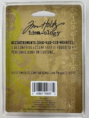 Tim Holtz Idea-ology Embellishment Lot Accoutrements + Foliage + Quote Flair
