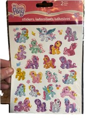 Sandylion My Little Pony stickers 2 Sheets 2005 Hasbro Out Of Print Brand New