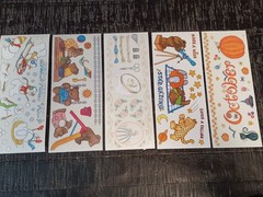 Huge Lot of 40 over-sized scrapbooking sticker sheets many brands & themes