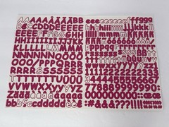Creative/Making Memories ABC/123 Bold Large Number and Letter Stickers 7 Sheets