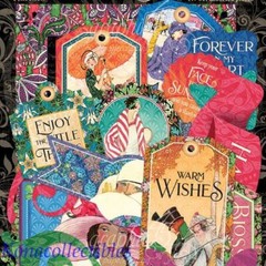Graphic 45 FASHION FORWARD Die Cut Assortment 51 pieces Mixed Media