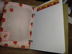Cute Vintage Strawberry Junk Journal Scrapbook USA Seller