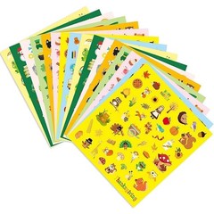 16 Sheets Holiday Stickers Assortment 800 Seasonal Stickers for Children Summ…