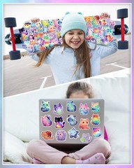 100PCS Cut Cat Stickers for Kids,Kawaii Girls Boys
