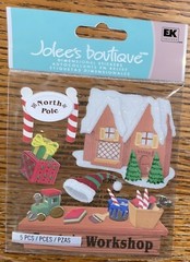 RARE Jolees Santa Claus Workshop North Pole Elf’s Toys CHRISTMAS Gifts Presents