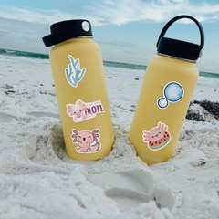 Unique 100PCS Waterproof Axolotl Stickers – Customize Your Belongings with Style