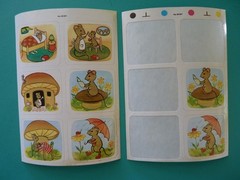 Vintage 80’s Dennison Stickers (23) Complete Sheets (1) Partial-Dogs Cars Mice
