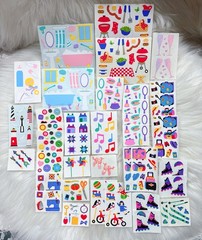 Vintage 90s/80s Mrs Grossmans Retired Sticks Beauty Home Travel Summer Pastel