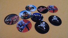 Pre Cut One Inch Bottle Cap Images Iron Maiden Free Shipping