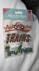Jolee’s Transportation Automobiles Trains Planes Scrapbooking Stickers