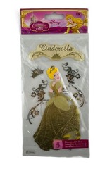 Disney Enchanted Tales Princess CINDERELLA Gold Dimensional Scrapbook Sticker
