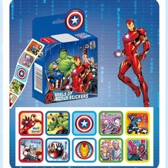 3 Pack Kids Stickers – 600 Pcs 1.5″ Self-Adhesive Label Rolls, 30 Fun Designs fo
