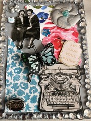 Memory Lane! 5 Vintage Junk Journal Ephemera Cards With Envelopes. Repurpose