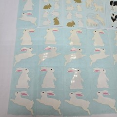 Vtg 90s Mrs. Grossman’s Stickers Lot Animals Cow Bunny Rabbit Easter Spring