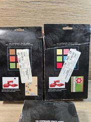 DCWV Chipboard Mat Stack 18 Sheets 4.5 X 6.5NEW Lot Of 3 Neutrals, B&W, Brights