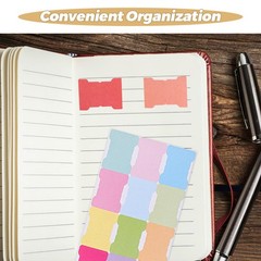5 Pcs Tabs for Annotating Books Blank Monthly Labels Index Files