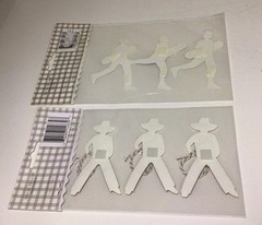 Boy Theme Scrapbook Stickers Embellishments Cowboy Cars And More Sealed 6 Packs