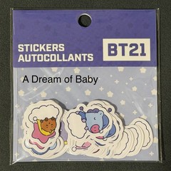 BT21 Die Cut Sticker Flakes (1 Pack 40 Pcs) FREE SHIPPING