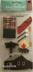 Jolees SUMMER CAMP CANOE CAMPFIRE SLEEPING BAG CABIN Hiking Outdoor Adventures