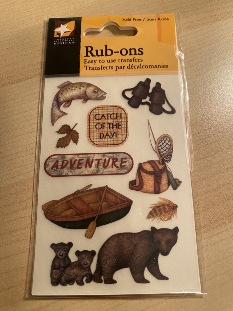 AMERICAN TRADITIONAL DESIGNS – Rub-On Transfers~ Great Outdoors