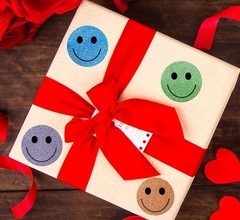 Glitter dot Smiley face Stickers,Foil Shiny Happy Face Stickers for Kids Reward,