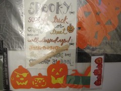Lot of 20+ Halloween Stickers & Stamps Delux Cuts Rub Ons Transfers Clear Stamps