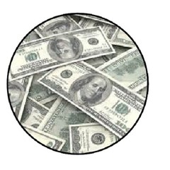 48 Money!!! ENVELOPE SEALS LABELS STICKERS 1.2″ ROUND