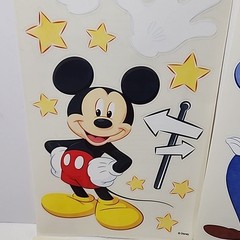 SandyLion Disney Stickers Mickey Mouse Goofy Disneyland Disney World 4 Sheets