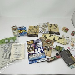 Huge Mixed Sticker & Scrapbooking Lot Holiday USA Christian Craft Set