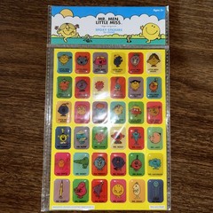 Mr. Men Little Miss epoxy sticker package 2012