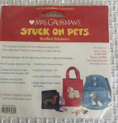 MRS GROSSMAN’S Stuck on Pets Stuffed Brown and White Corgi Dog