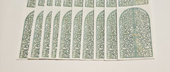 Mrs. Grossman’s Stickers Lot of 10 Strips ~Wrought Iron Gate Paper Whispers~2000