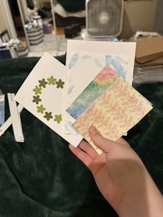 Crafter’s Square Classic Scrapbooking Lot Stickers Ribbon Paper Flowers Hearts