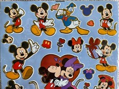 Cute 11 Sheets of Mickey & Minnie Mouse Stickers 8″ X 10″ Sheet