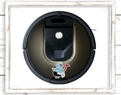 Full Color Rosie The Robot with Vacuum Hose Sticker for your Robot Floor Vac