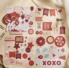 CTMH Sticker Embellishments LOVE NOTES 12” x 12” Sticker Sheet