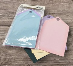 Paperbilities 12 Pc Color Coordinated Tag Set Scrapbooking Crafts + 5 Loose