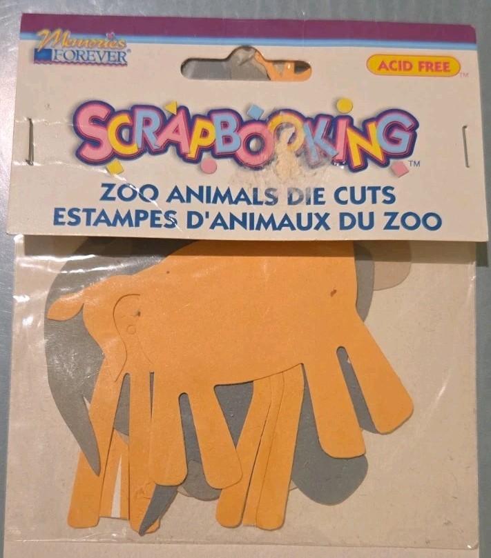 Westrim Crafts Memories Forever Scrapbooking Zoo Animals