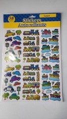 Stickers Autocollants Golden Outline 58 Laser Travel Train Car Boat Laser