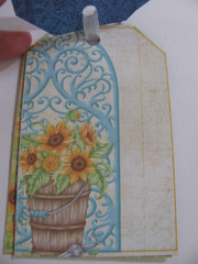 Heartfelt Creations TAG BOOKLET 4 Pieces Ribbon HANDMADE