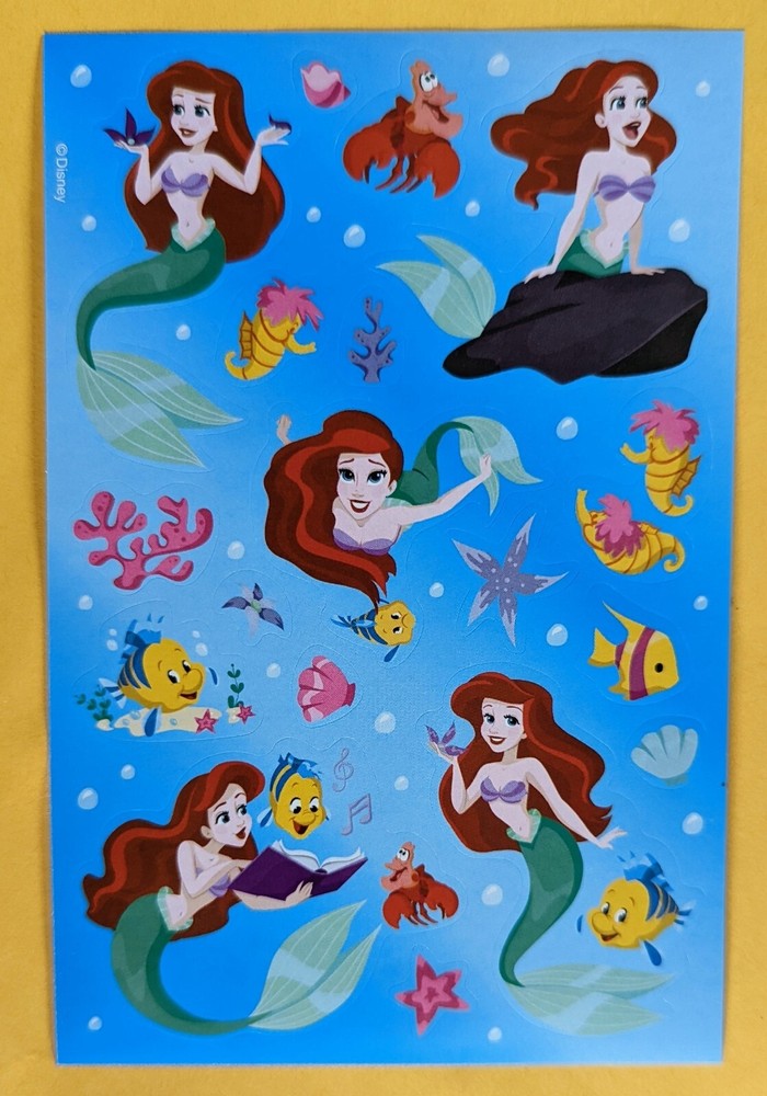 Disney, Princess Sticker Single Sheet