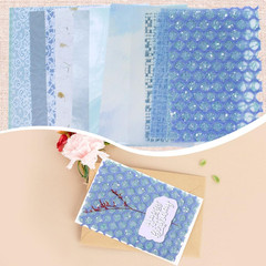 75 Sheets of Scrapbook Paper, Lace Edged Vintage Journaling Scrapbooking&Mesh T