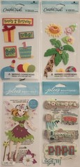 JOLEE’S BOUTIQUE Creative Touch Lot Of 11 Scrapbooking Sticker ASSORTED MIX