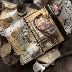6pcs Steampunk Scrapbooking Embellishments. Journaling, DIY Crafts. Size 4×6.