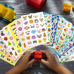 Stickers for Kids 16 Different Theme with Sea, Animal, Food, Dessert,Space,Fruit