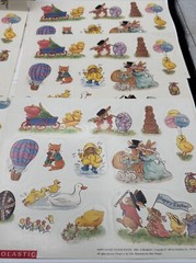 Lot 100s Vintage SCHOLASTIC Happy Easter Stickers NEW 1980s Bunnies, Chicks