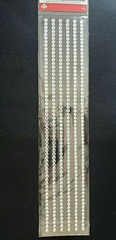 Celebrate It Christmas Handmade Holidays CLEAR BLING Borders – 6 pcs
