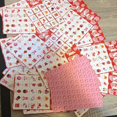Large Lot of SCRAPBOOK VALENTINE’S DAY STICKERS