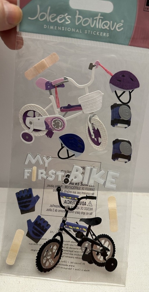 Jolee’s Boutique My First Bike Sticker Scrapbooking Crafts